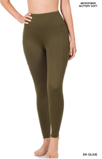 *ZENANA BUTTERY SOFT LEGGINGS WITH POCKETS*