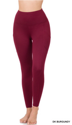 *ZENANA BUTTERY SOFT LEGGINGS WITH POCKETS*