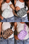 Leopard Buckle Bags